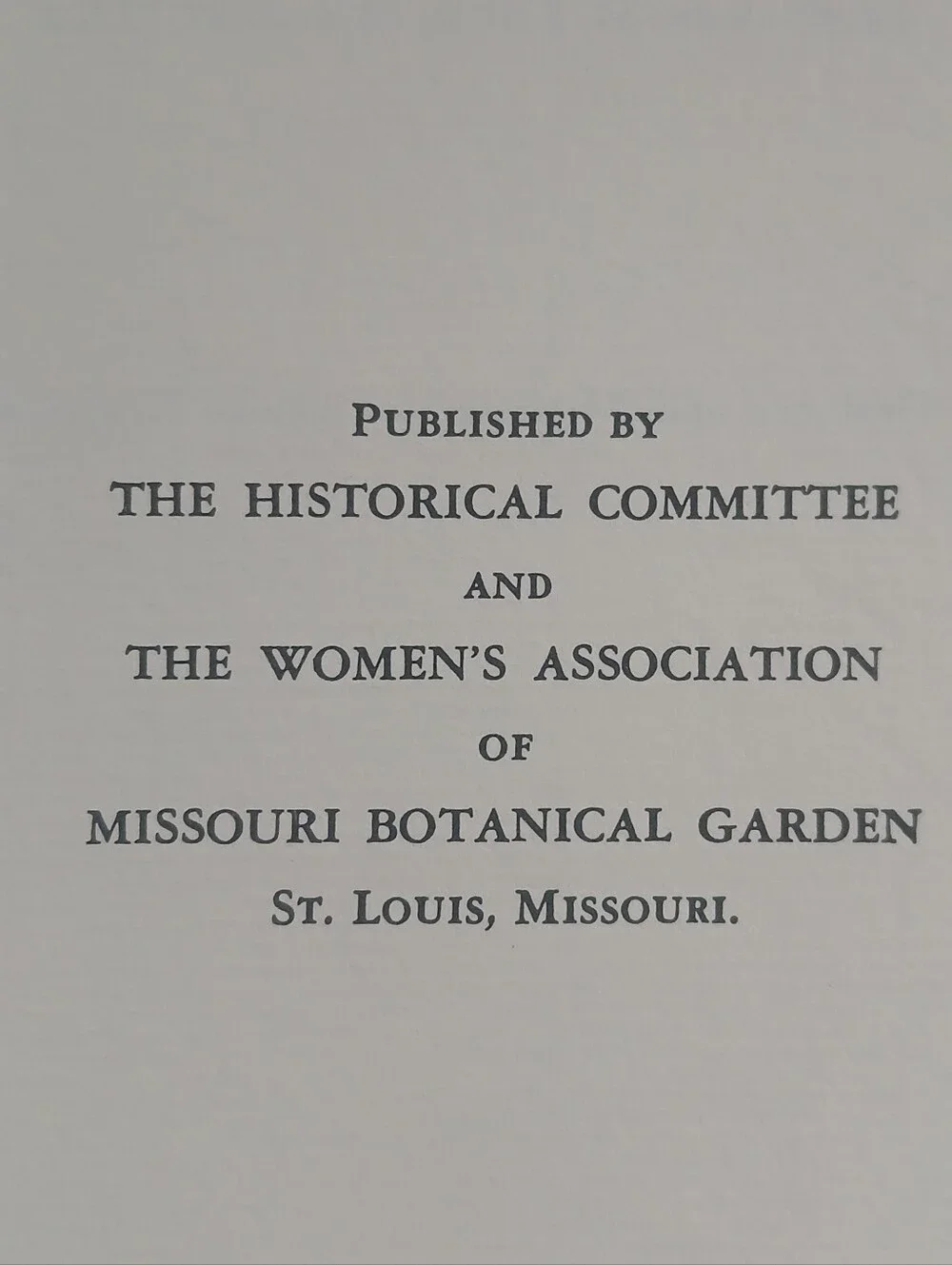Vintage 1963 The Shaw House Cookbook St. Louis Missouri Botanical Garden